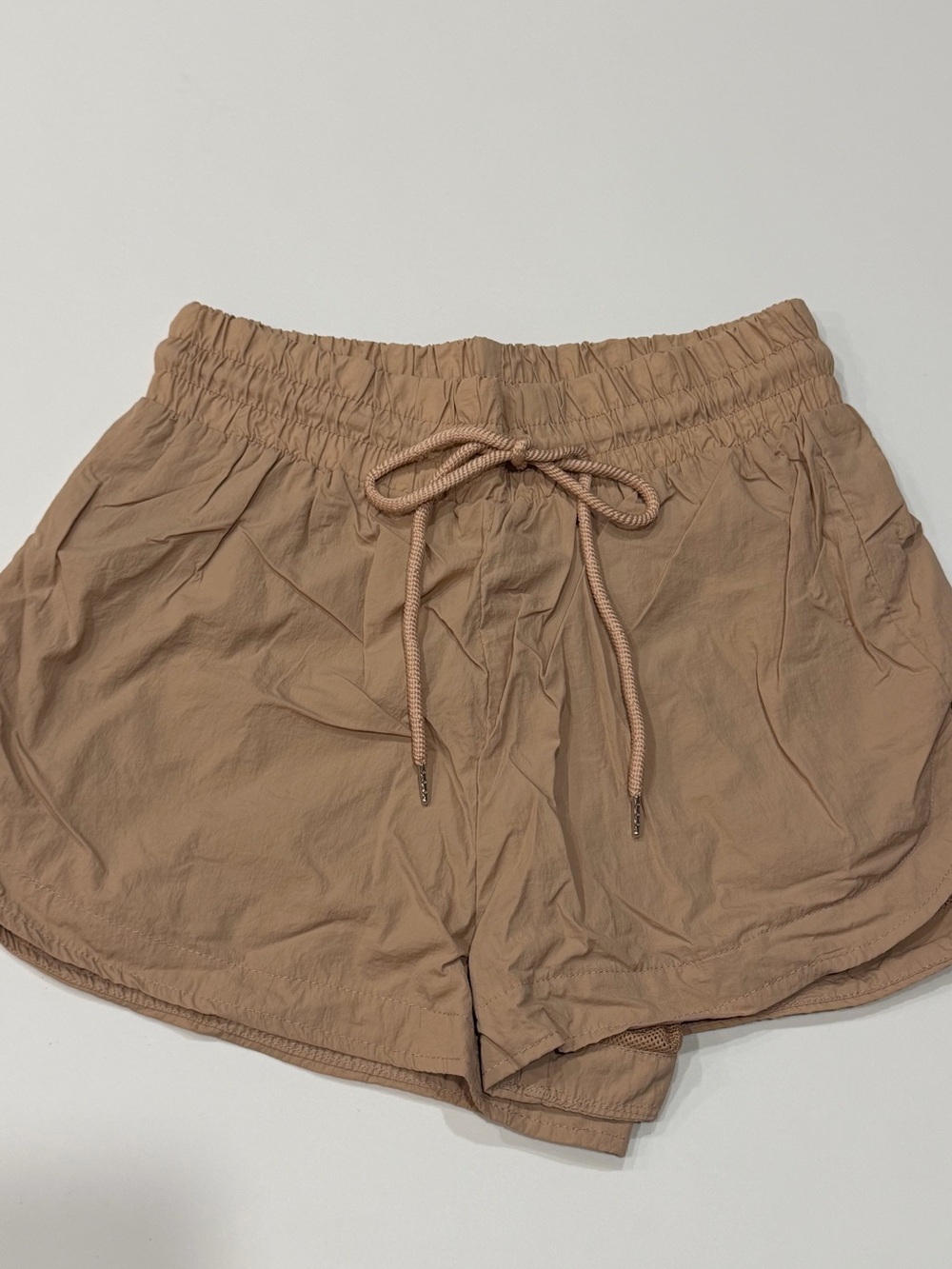 Forever 21 Tan Beige High Rise Athletic Shorts